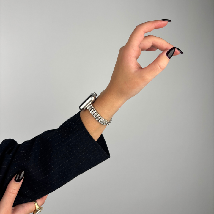 Sparkle Season Apple Watch Strap - Silver