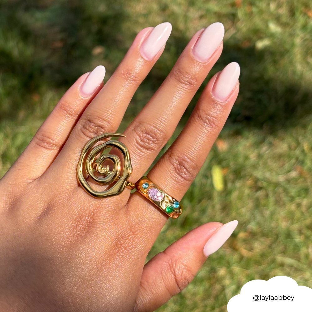 Sunset Spiral Ring
