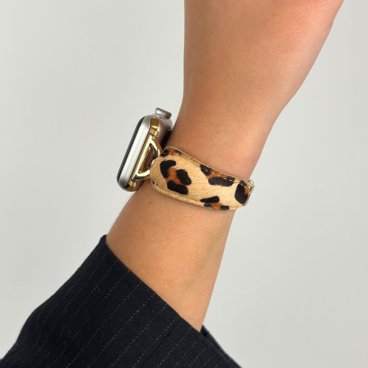 Leopard Textured Apple Watch Strap