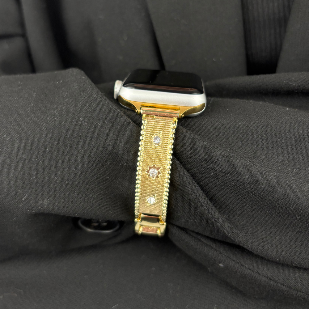 Shimmer Star Apple Watch Strap - Gold