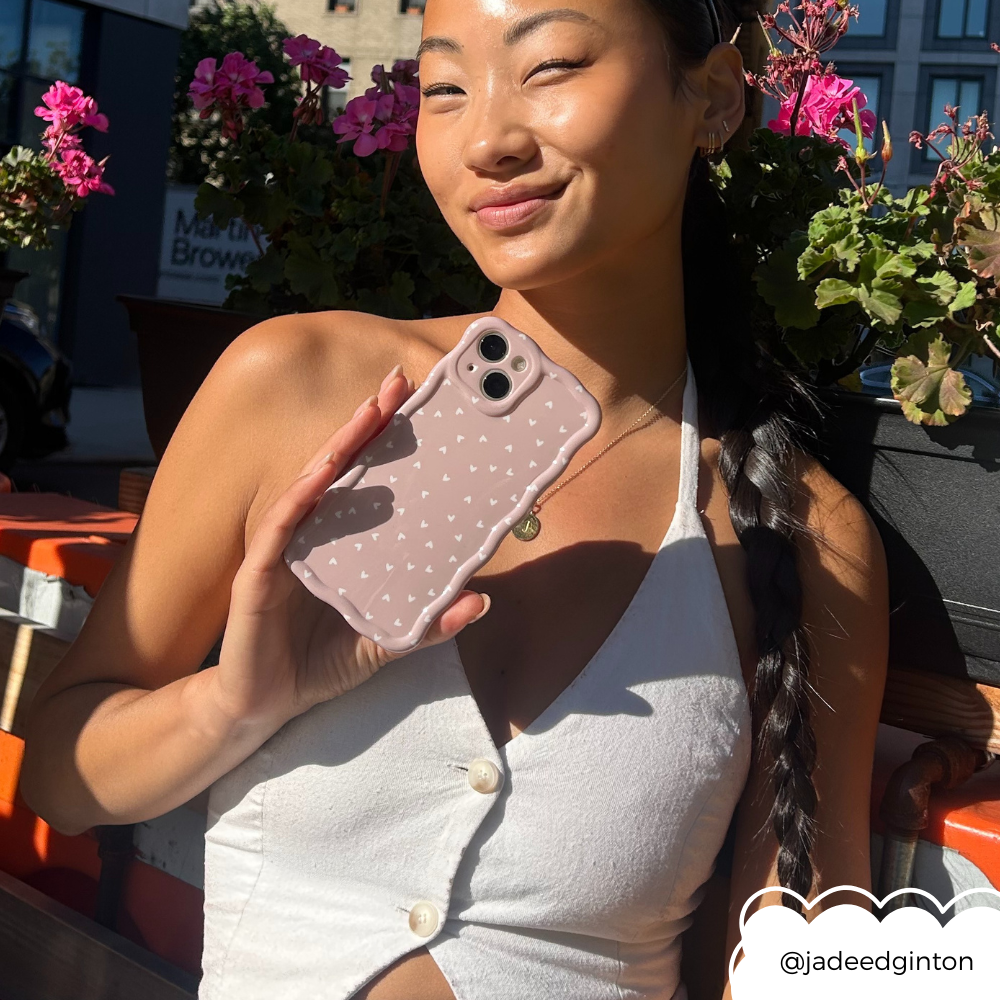 Wavy Phone Case - Chai Hearts