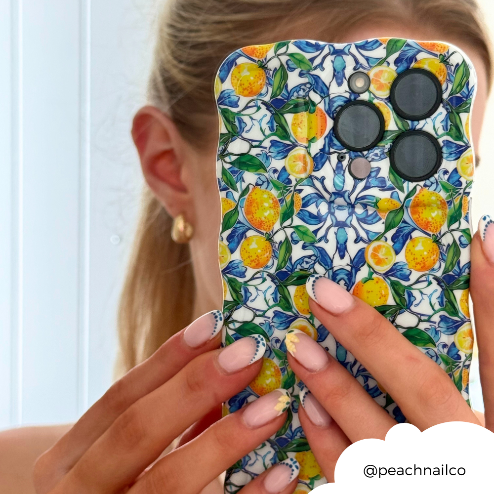 Wavy Phone Case - Amalfi Lemon