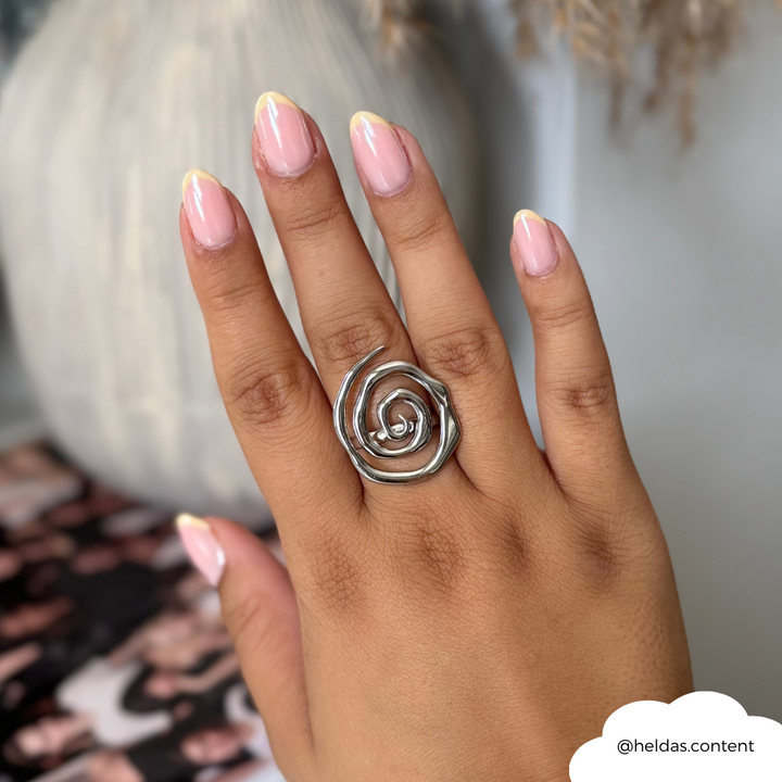 Sunset Spiral Ring
