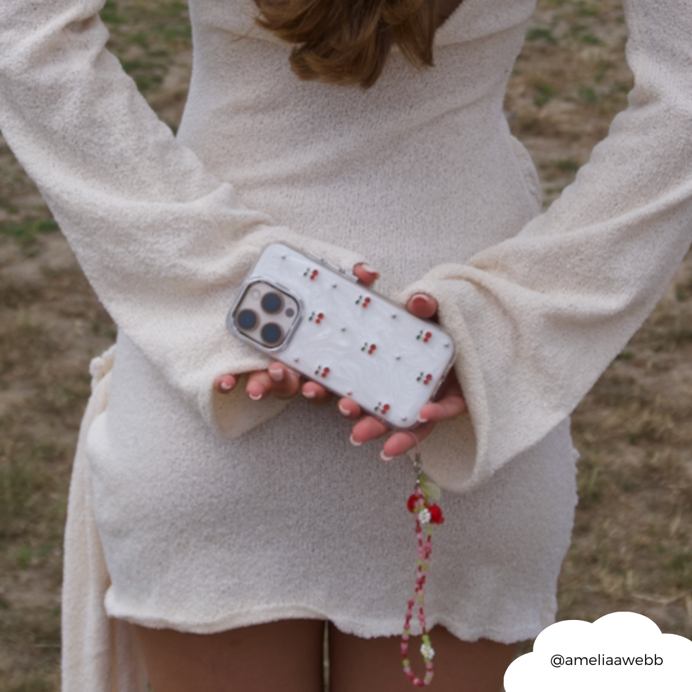 Cherry Pearl Phone Case