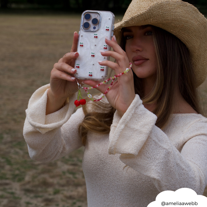 Cherry Pearl Phone Case