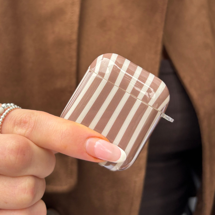 Airpods Case - Chestnut Stripes