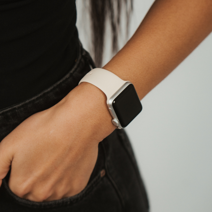 NAKD Apple Watch Strap - Almond White