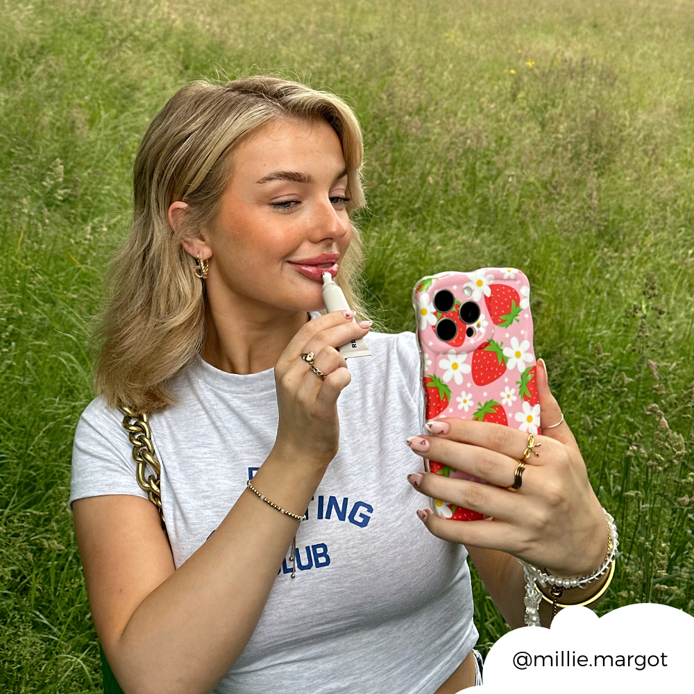 Wavy iPhone Case Berry Cute Strawberry Phone Cases Coconut Lane