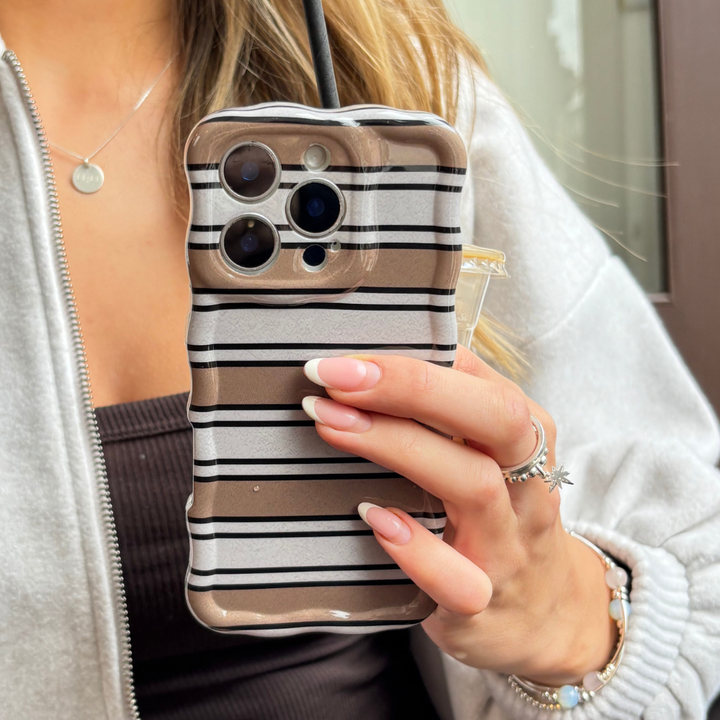 Wavy Phone Case - Retro Stripes