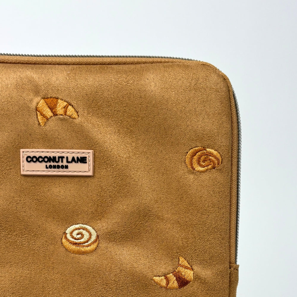 Suedette Croissant Club - iPad Sleeve
