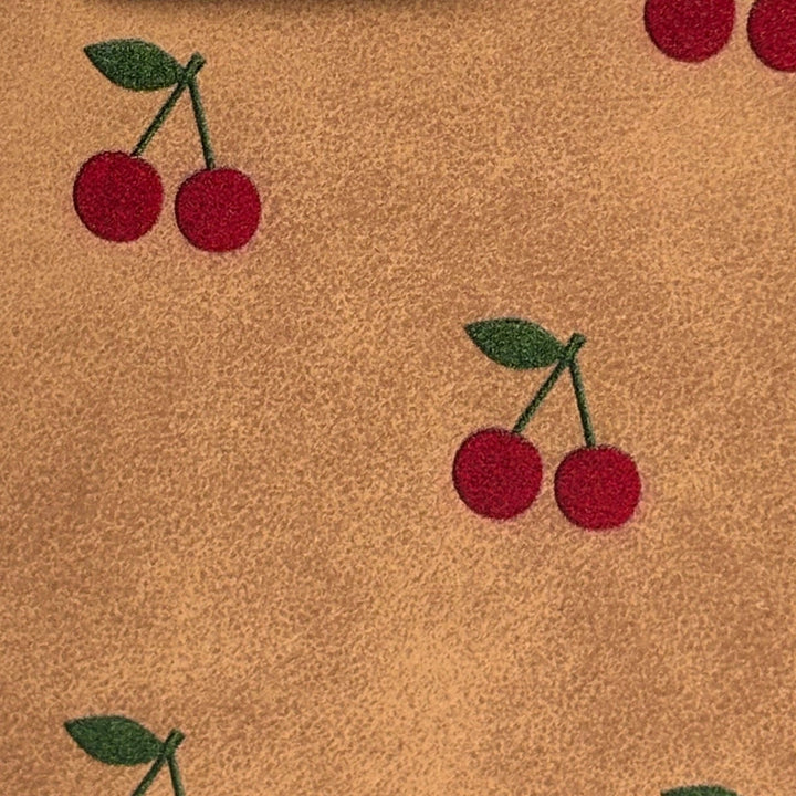 Suedette Phone Case - Cherries