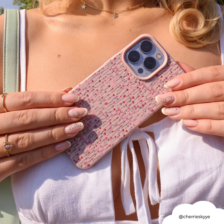 Peony Bow Phone Case