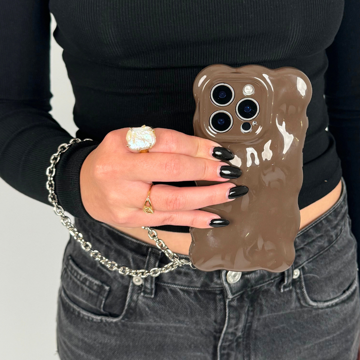 Phone Strap - Silver Chain