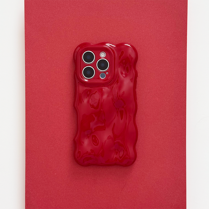 3D Bubble Phone Case - Cherry