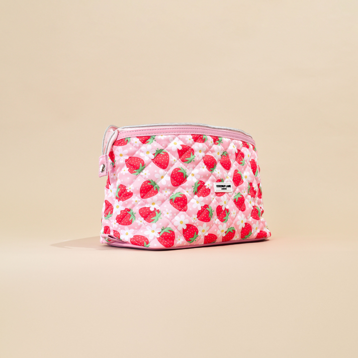 Magic Lifestyle Pouch - Quilted Berry Cute Strawberry