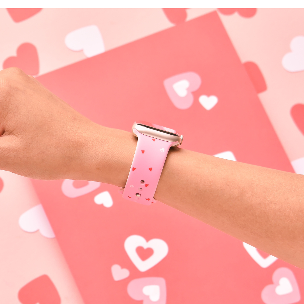 Cute Hearts Apple Watch Strap