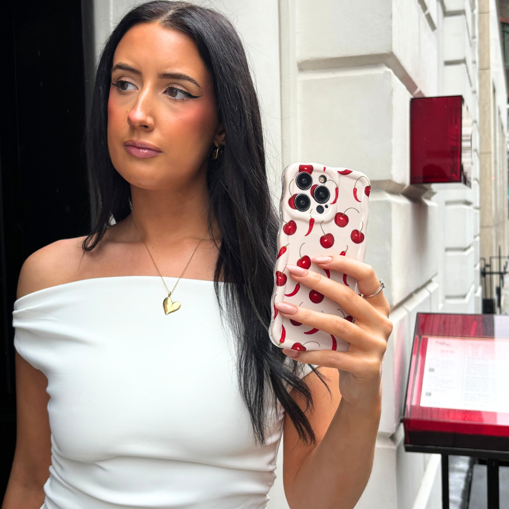 Wavy Phone Case -  Cherry Spice