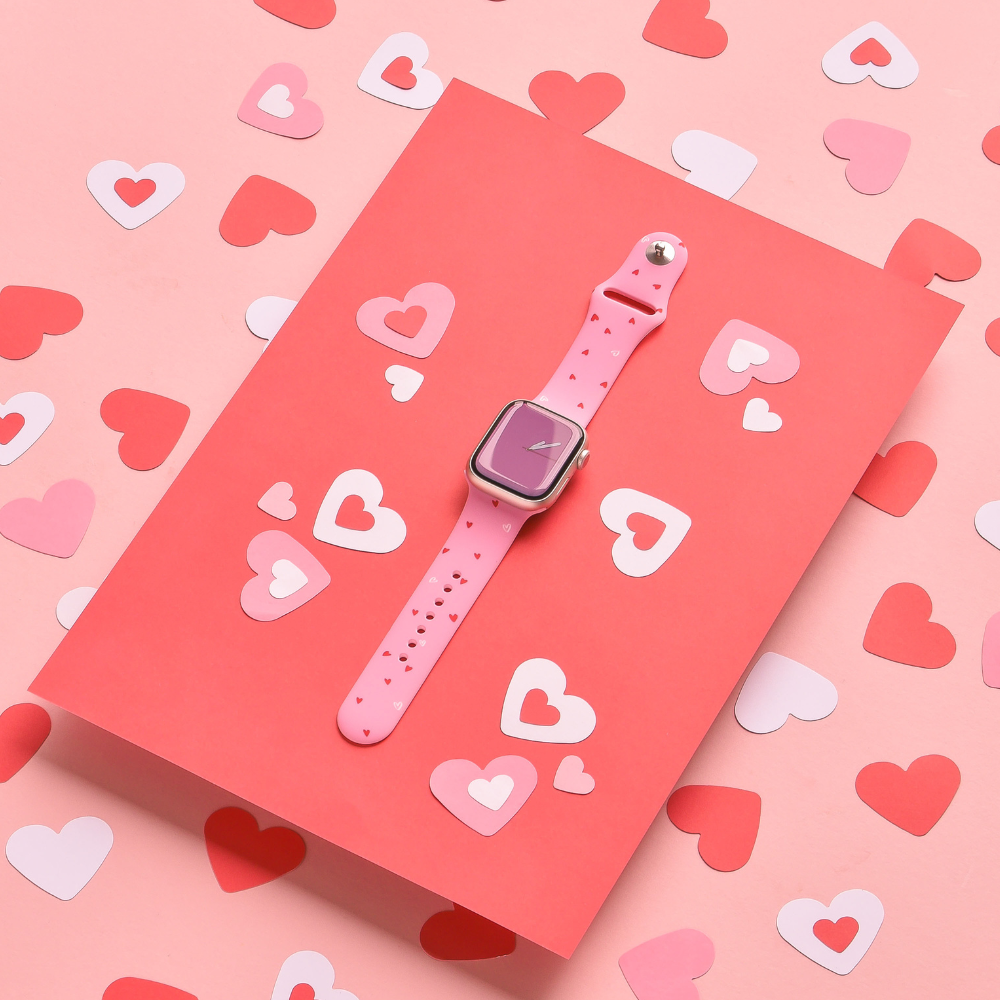 Cute Hearts Apple Watch Strap