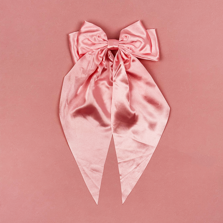 Big Bow Hair Clip - Pink