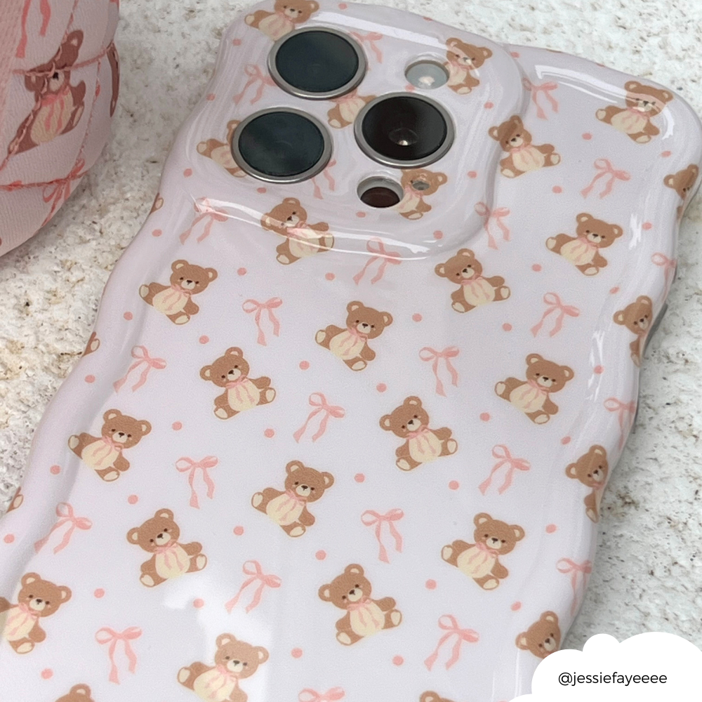 NEW - Wavy Phone Case - Thea Teddy