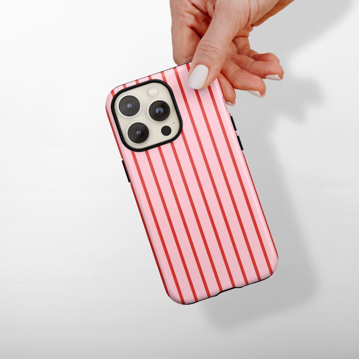 Tough MagSafe® Phone Case - Cherry Stripes