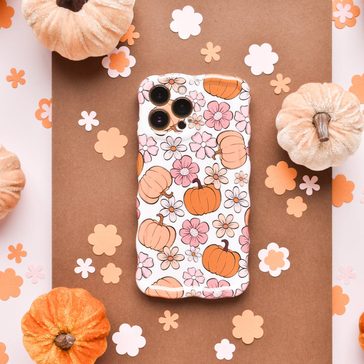 Wavy Phone Case - Pumpkin Meadow