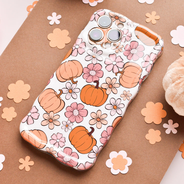 Wavy Phone Case - Pumpkin Meadow