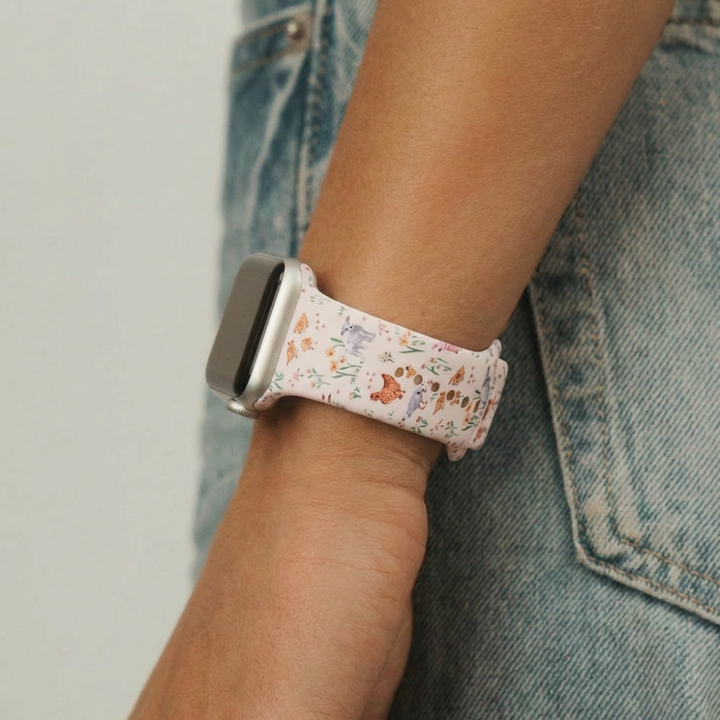 Girl wearing Farmyard Friends AWS