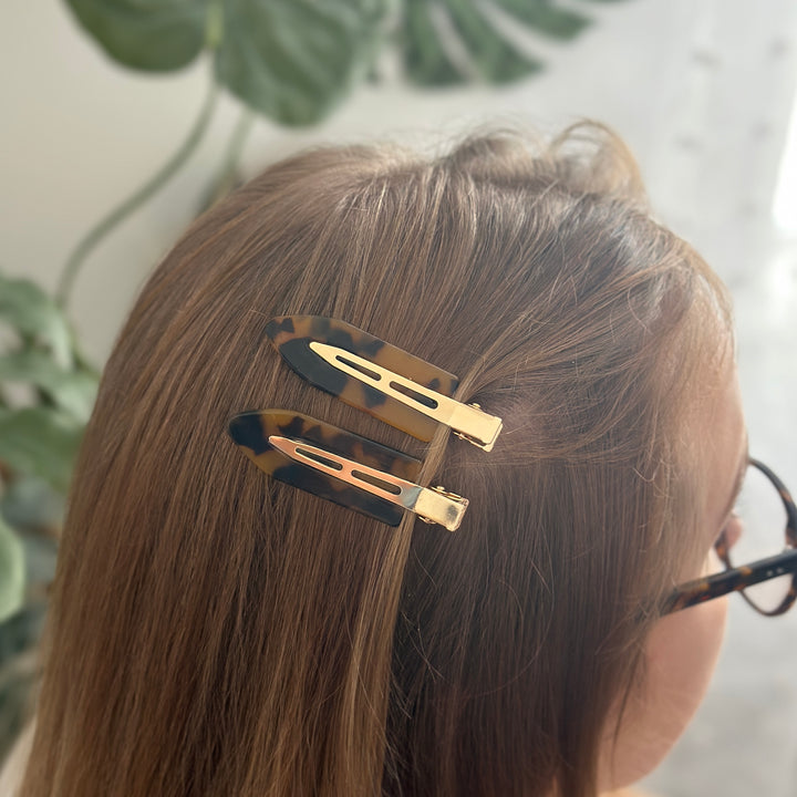 Creaseless Hair Clips - Tortoiseshell