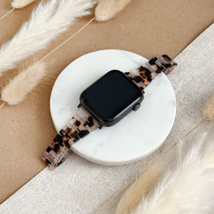 NEW - Slim Luxe Ivory Tort Apple Watch Strap