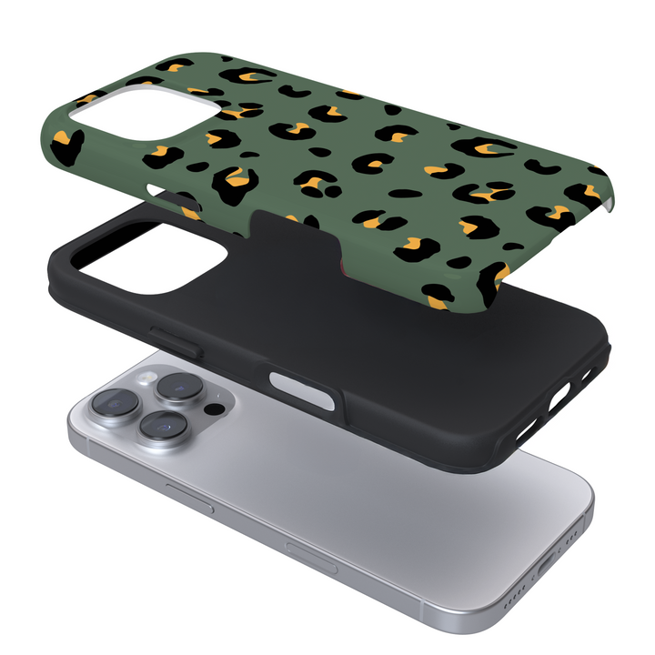 Tough Phone Case - Khaki Leopard