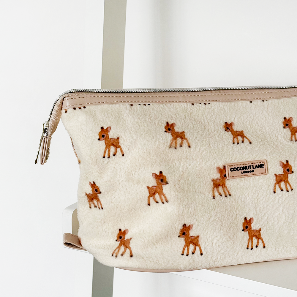 Expandable Makeup Bag - Fleecy Fawn