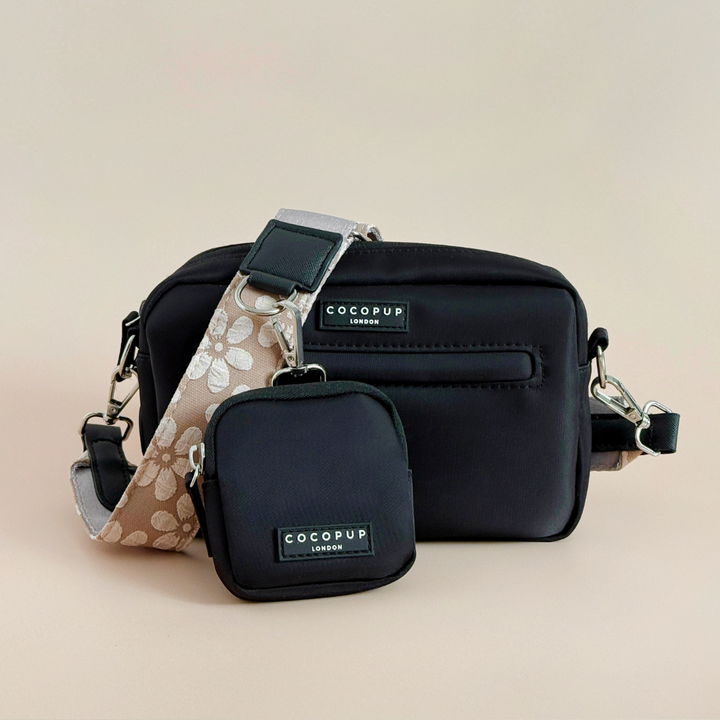 Dog Walking Bag Bundle - Mocha Flower