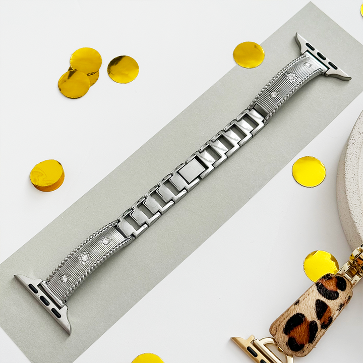 Shimmer Star Apple Watch Strap - Silver