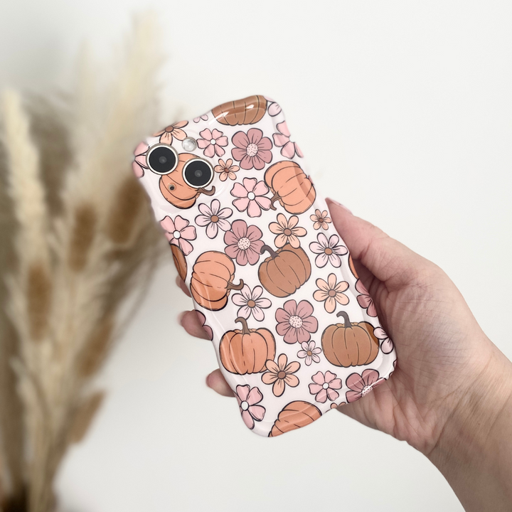 Wavy Phone Case - Pumpkin Meadow