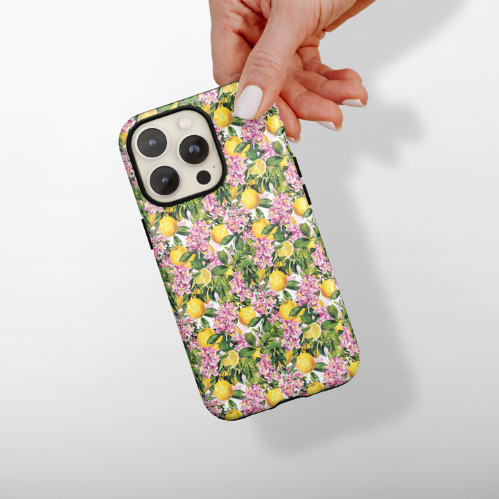 Tough Phone Case - Floral Lemon