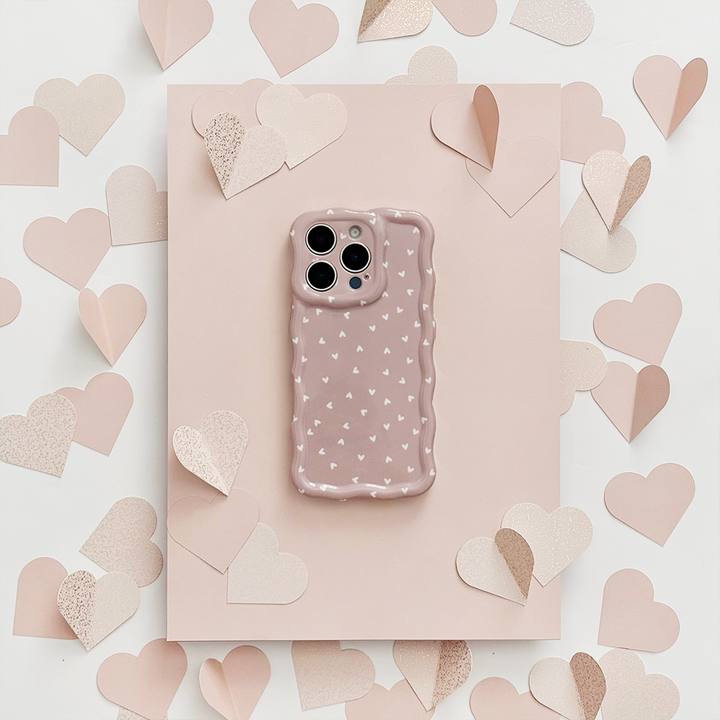 Wavy Phone Case - Chai Hearts