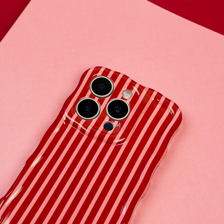 Wavy Phone Case - Mulberry Stripes