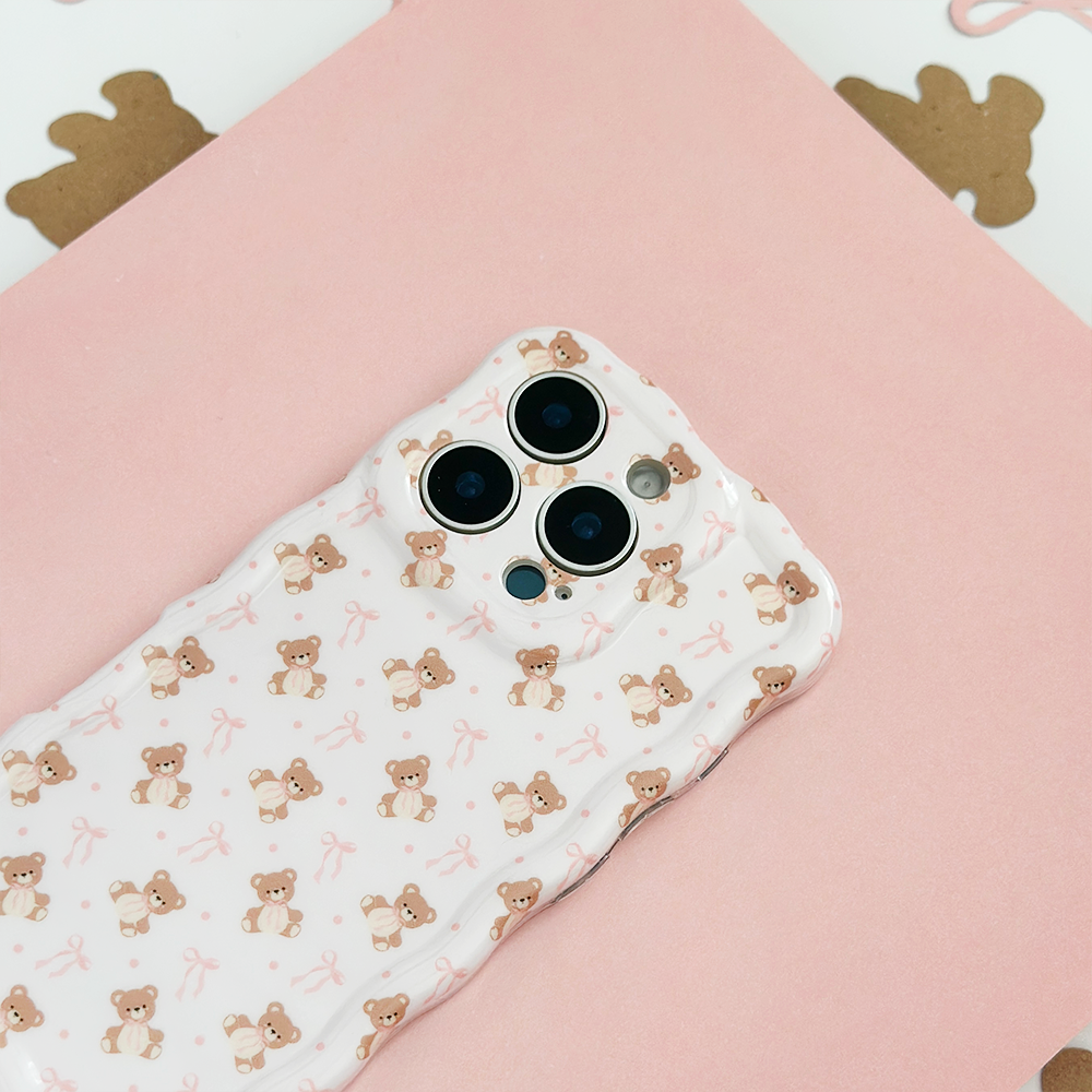 NEW - Wavy Phone Case - Thea Teddy