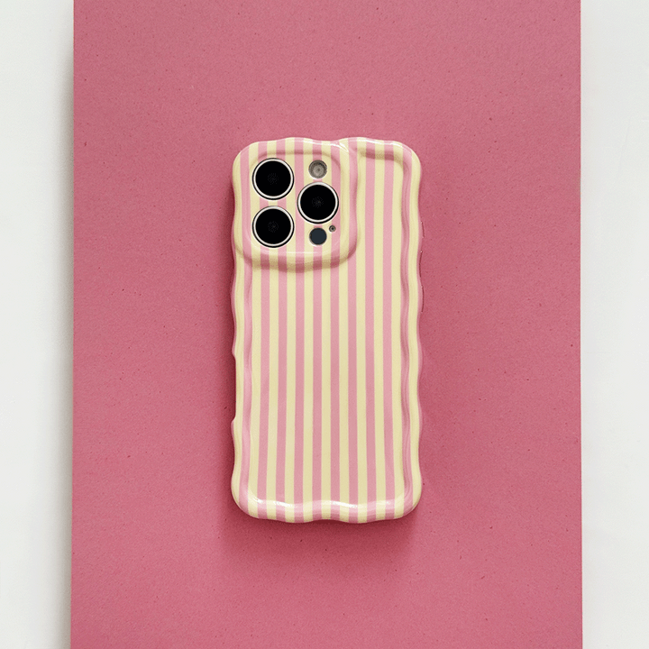 Wavy Phone Case - Pink Lemonade