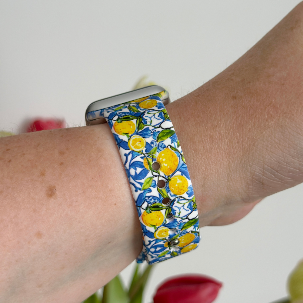 Amalfi Lemon Apple Watch Strap