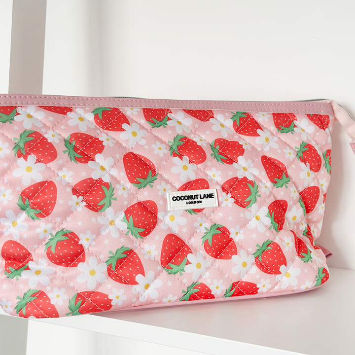 Magic Lifestyle Pouch - Quilted Berry Cute Strawberry