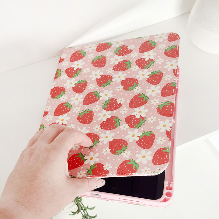 Berry Cute Strawberry iPad Case