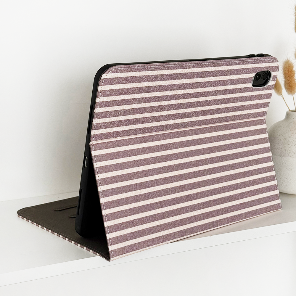 Chestnut Stripes iPad Case