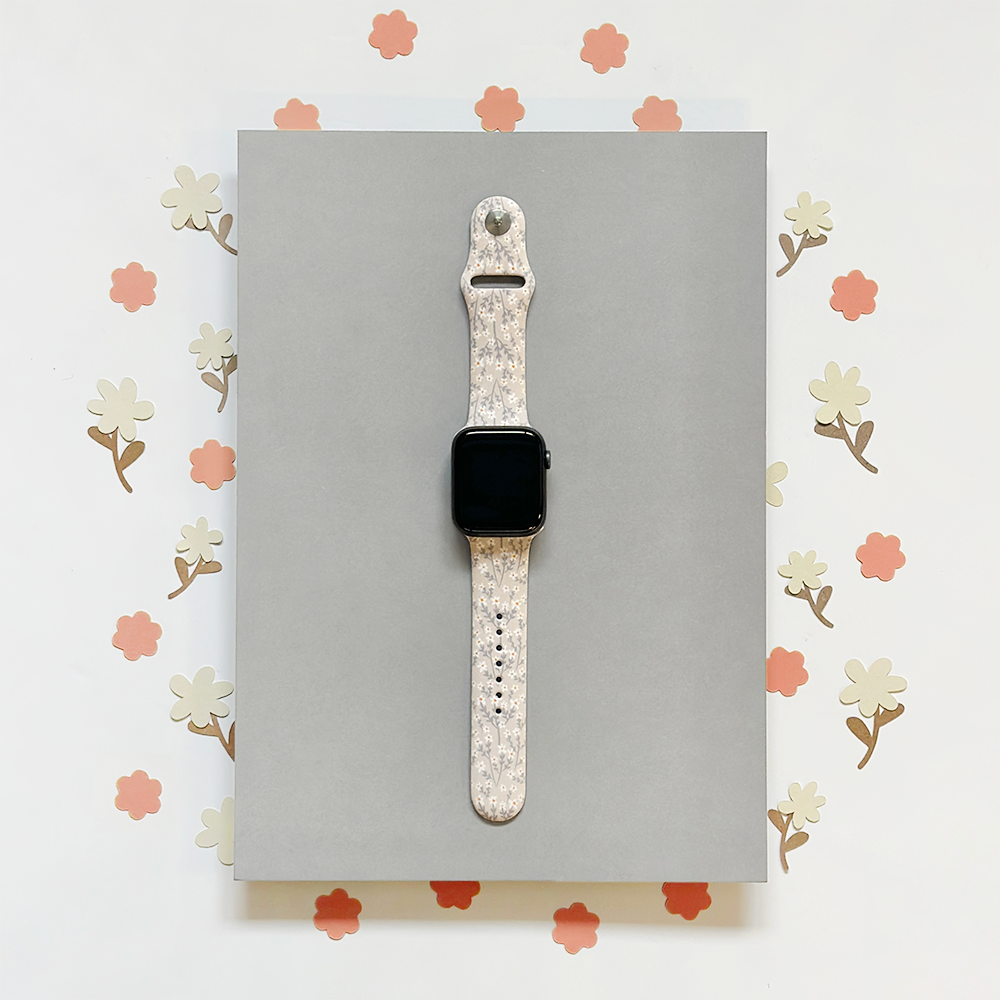 Nude Flowers Apple Watch Strap