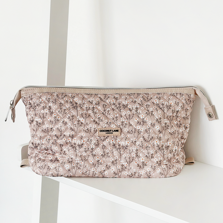 Magic Lifestyle Pouch - Quilted Nude Flowers