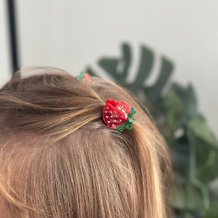 Strawberry Mini Claw Clips