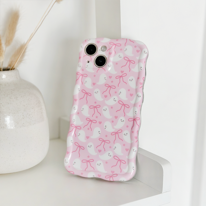 Wavy Phone Case - Cute Ghosts