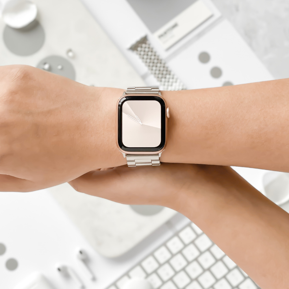 Stainless Steel Apple Watch Strap Coconut Lane